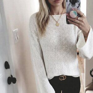 Edikted Drop Shoulder Light Knit Sweater